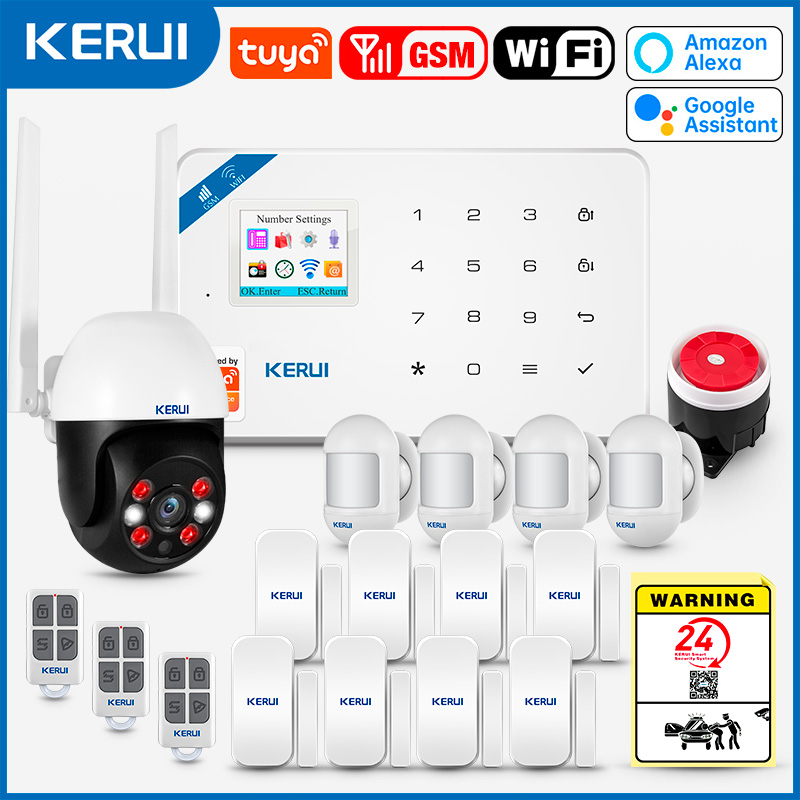 Home Security Front Door Camera - KERUI W181 Tuya inteligentny WIFI GSM