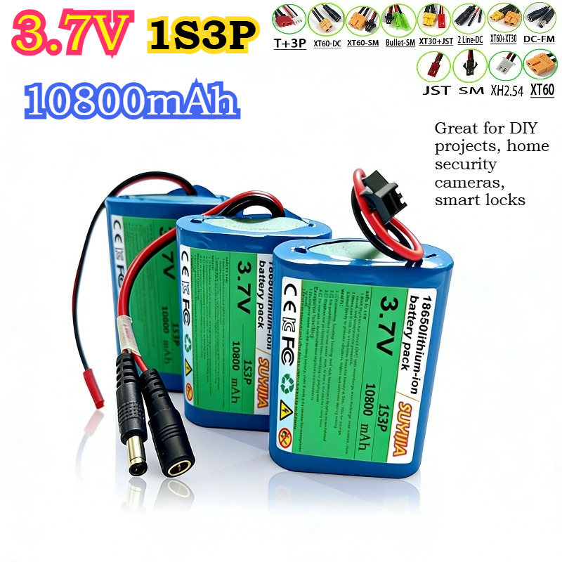 Home Security Robots - 3.7V 10800mAh 1S3P 18650 Nowy akumulator