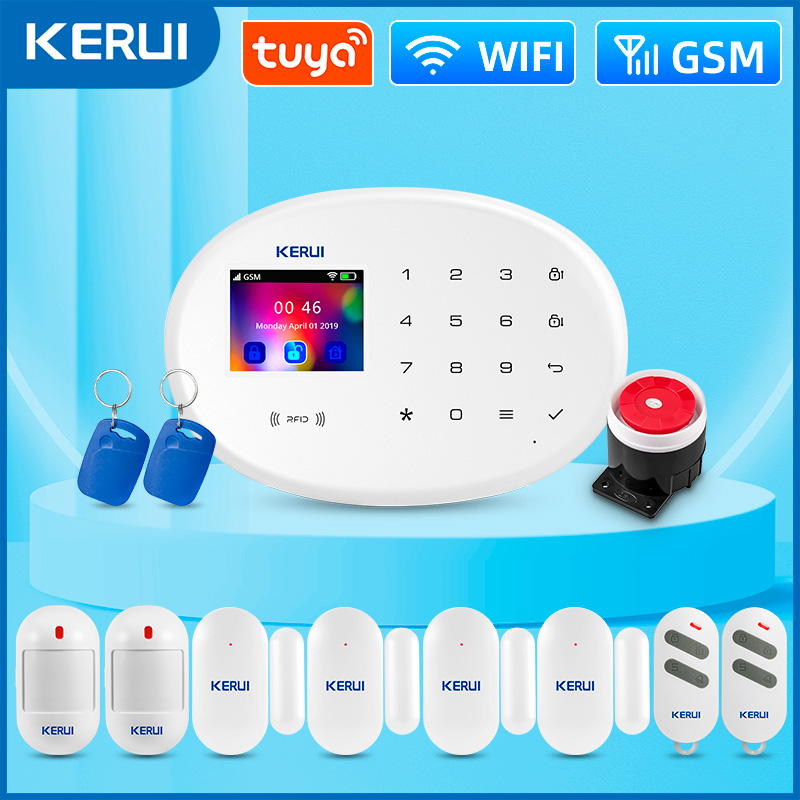 Home Security Front Door Camera - KERUI W202 System alarmowy WIFI GSM