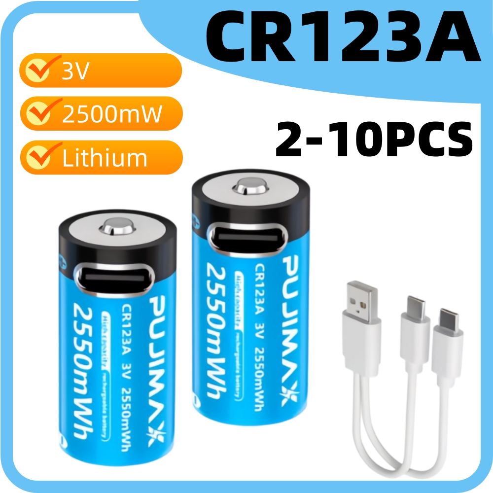 Home Security Battery Replacement - Akumulator litowy CR123A 3V 2500mWh, bateria