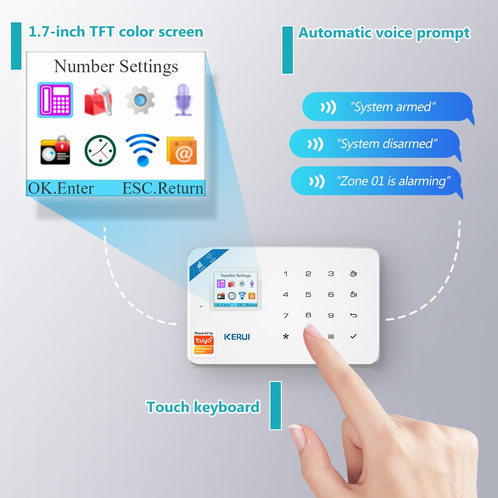 KERUI W181 Tuya inteligentny W – Home Security Front Door Camera recenzja i cena