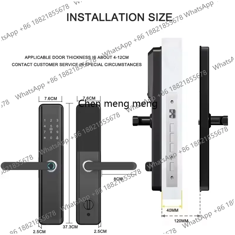 Inteligentny zamek do drzwi z  – Home Security Battery Replacement recenzja i cena