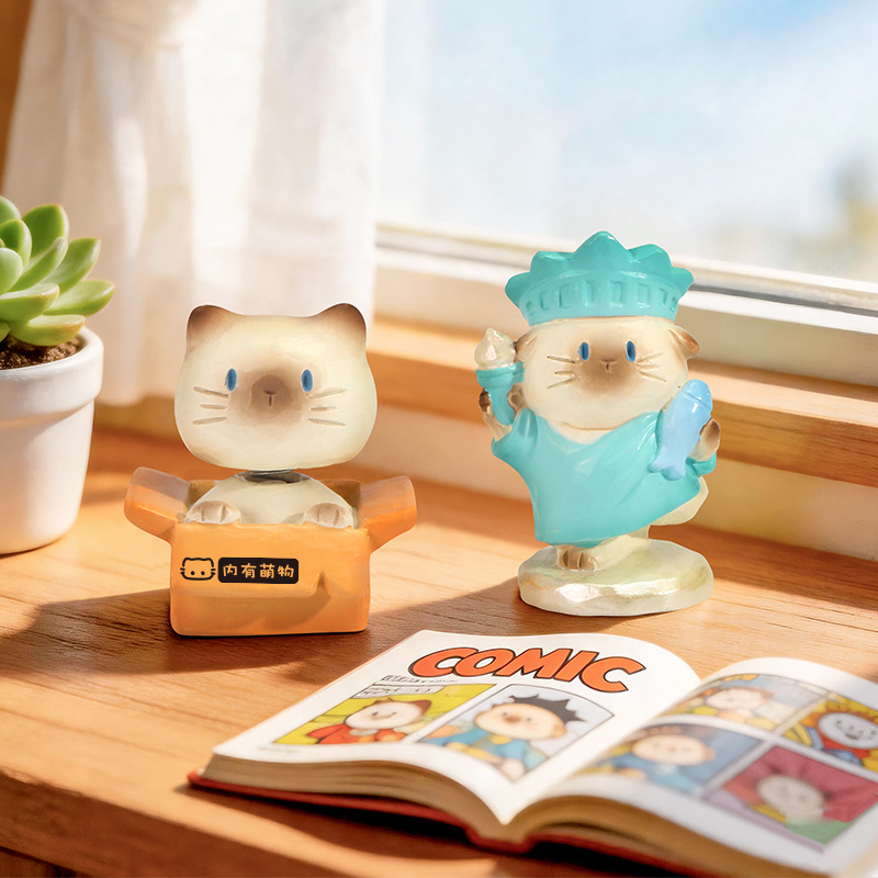 Urocza figurka kota w pudełku  – Home Security Items recenzja i cena