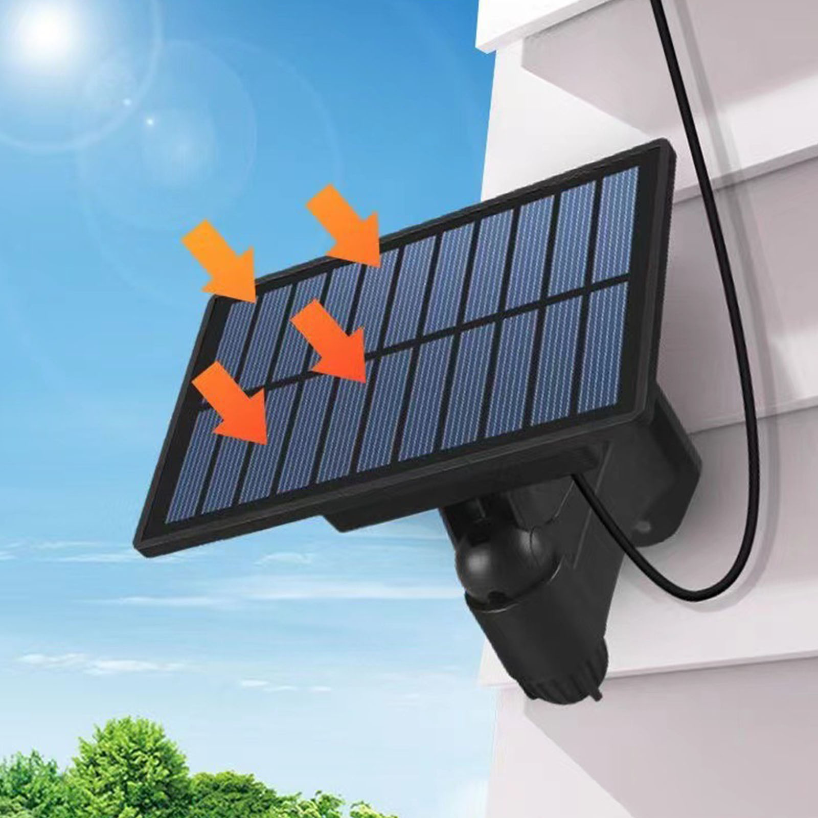 Zewnętrzne lampy solarne, oświ – Home Security Flood Lights recenzja i cena