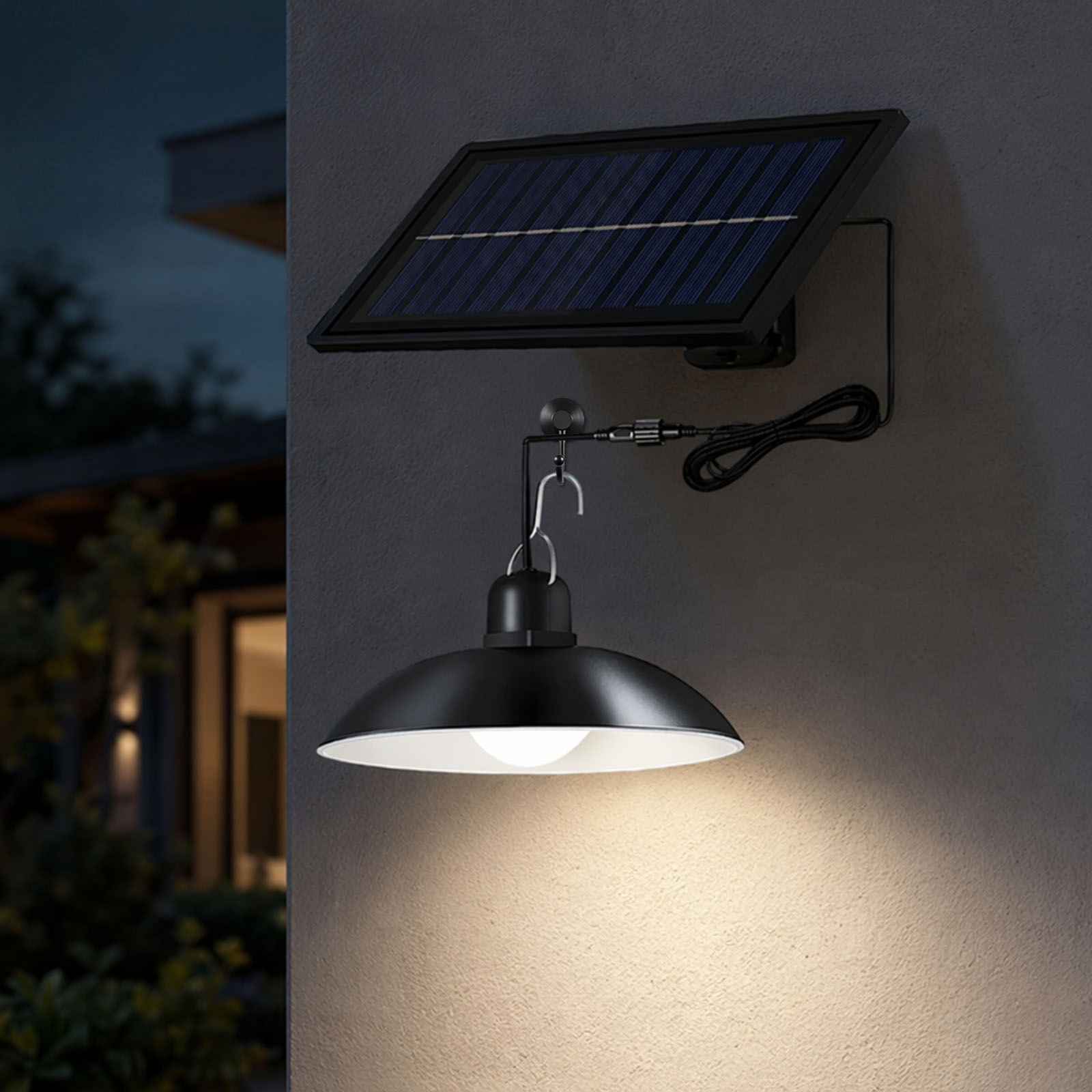 Zewnętrzne lampy solarne, oświ – Home Security Flood Lights recenzja i cena