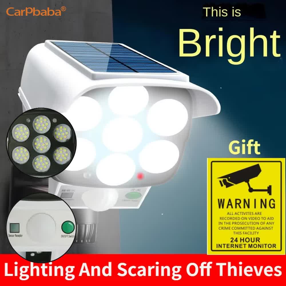 Zewnętrzna Solarna Lampa Bezpi – Home Security Flood Lights recenzja i cena